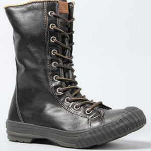 Converse CT Bosey Black Extra Hi Leather Boots